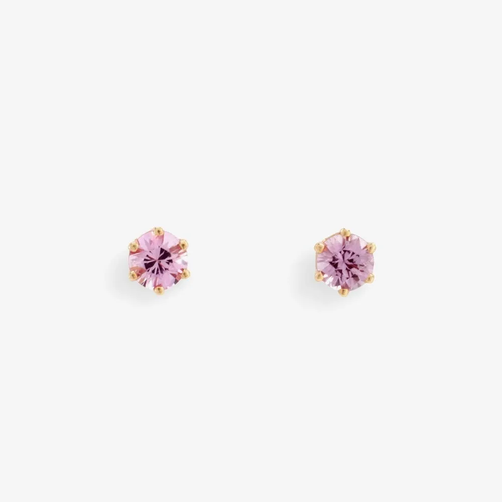 6 Prong Gemstone Studs (.20ct)