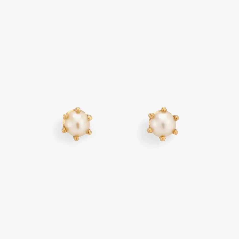 6 Prong Gemstone Studs (.20ct)