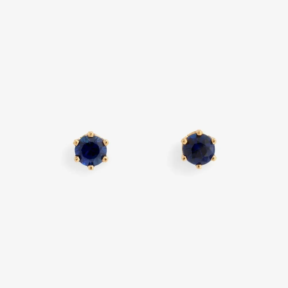 6 Prong Gemstone Studs (.20ct)