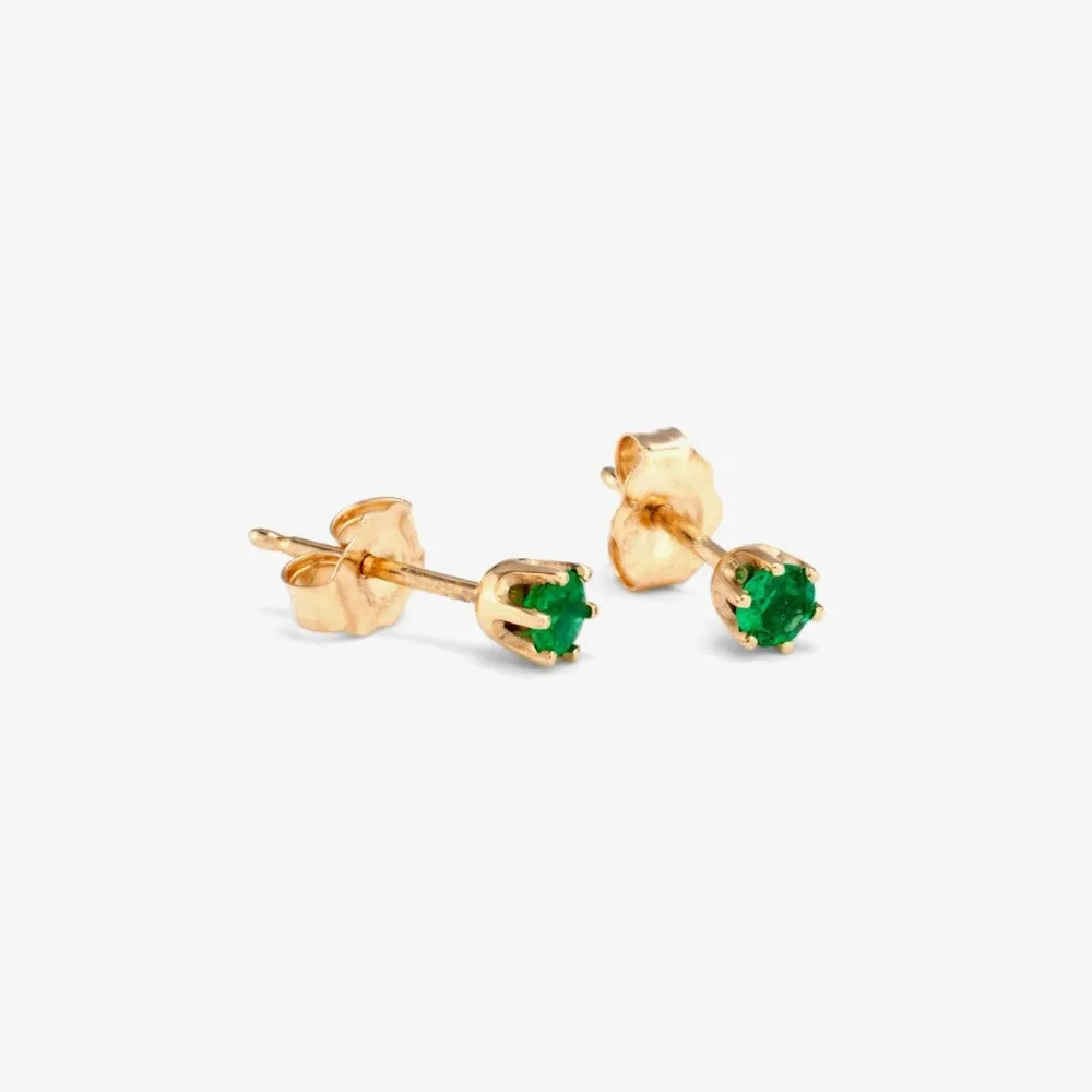 6 Prong Gemstone Studs (.20ct)