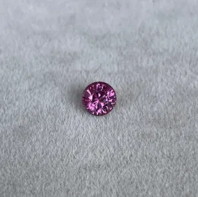 AAA Flawless Natural Pink Sapphire Loose Round Gemstone, Loose Pink Sapphire Cut for Genuine Jewellery Making Tools & Ring Raw 1.03 Carat