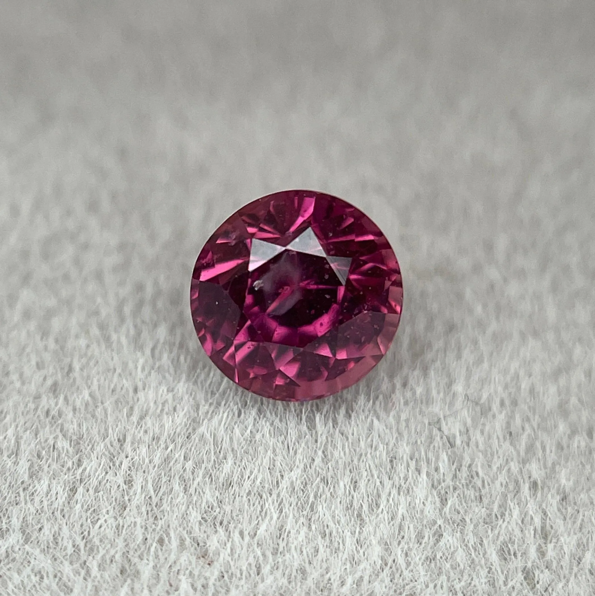 AAA Flawless Natural Pink Sapphire Loose Round Gemstone, Loose Pink Sapphire Cut for Genuine Jewellery Making Tools & Ring Raw 1.03 Carat