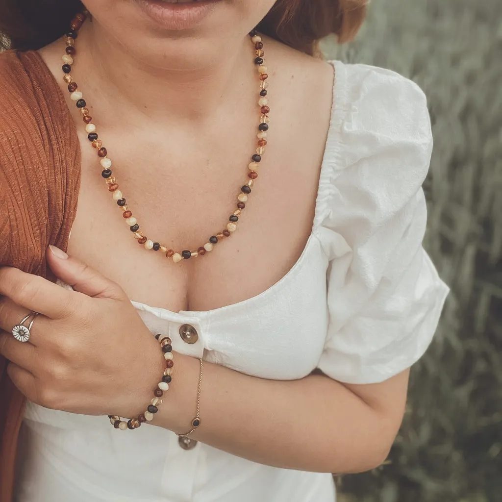 Adult Amber Necklace - Faith