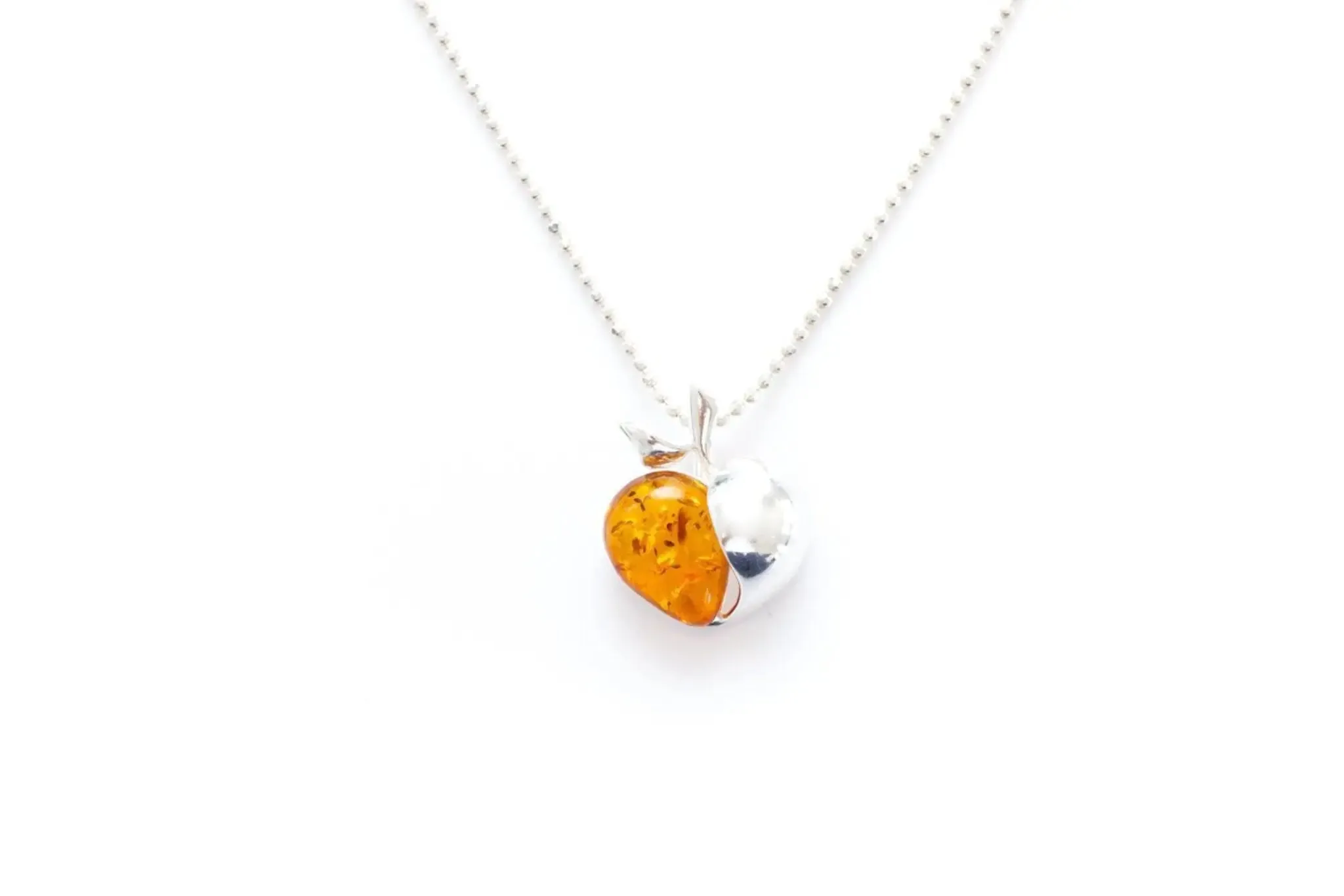 Amber Apple Pendant