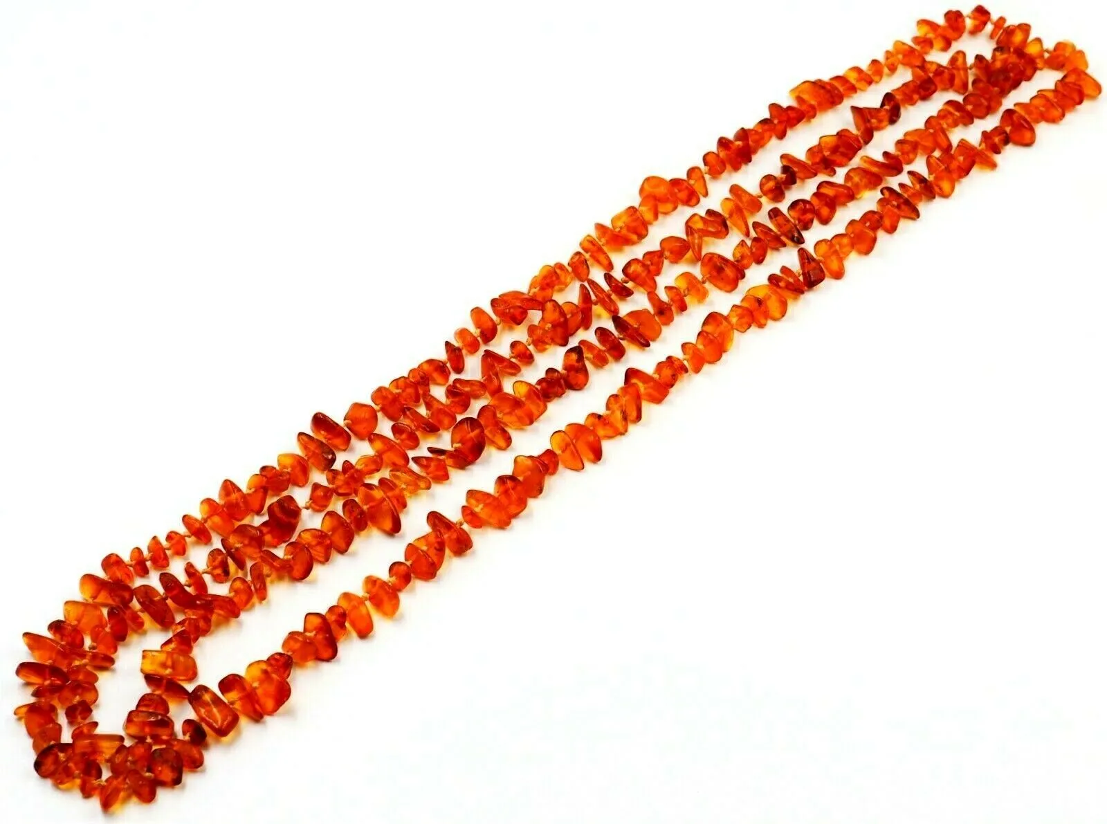 Amber Long Length Necklace