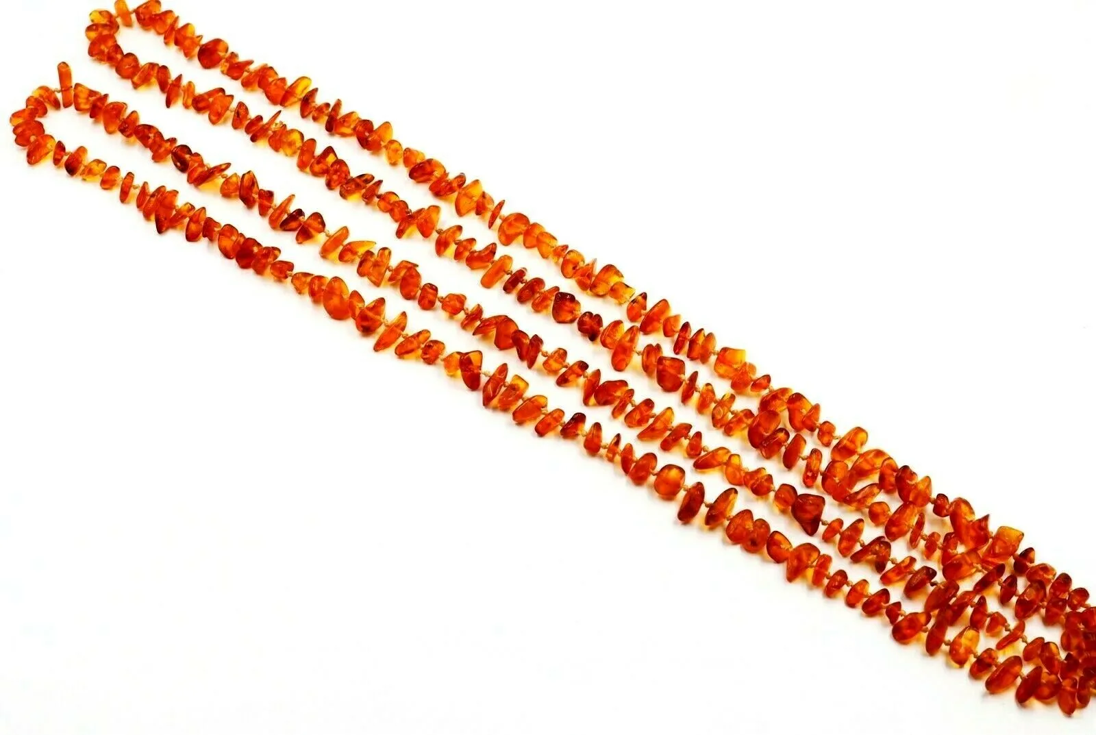 Amber Long Length Necklace