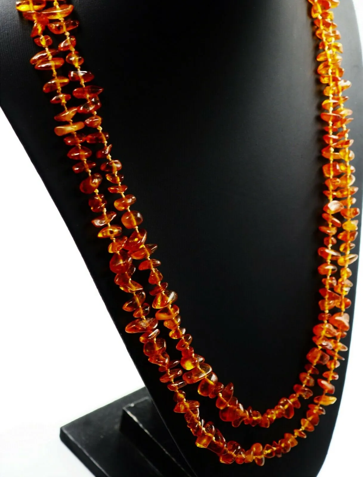 Amber Long Length Necklace