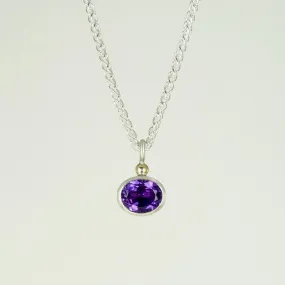 Amethyst Cup Set Pendant