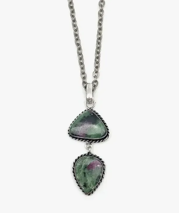 Anju Jewelry - Ruby Zoisite Pendant