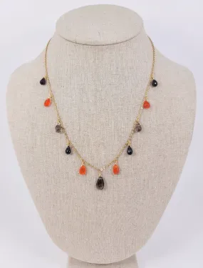 Autumnal Droplet Necklace