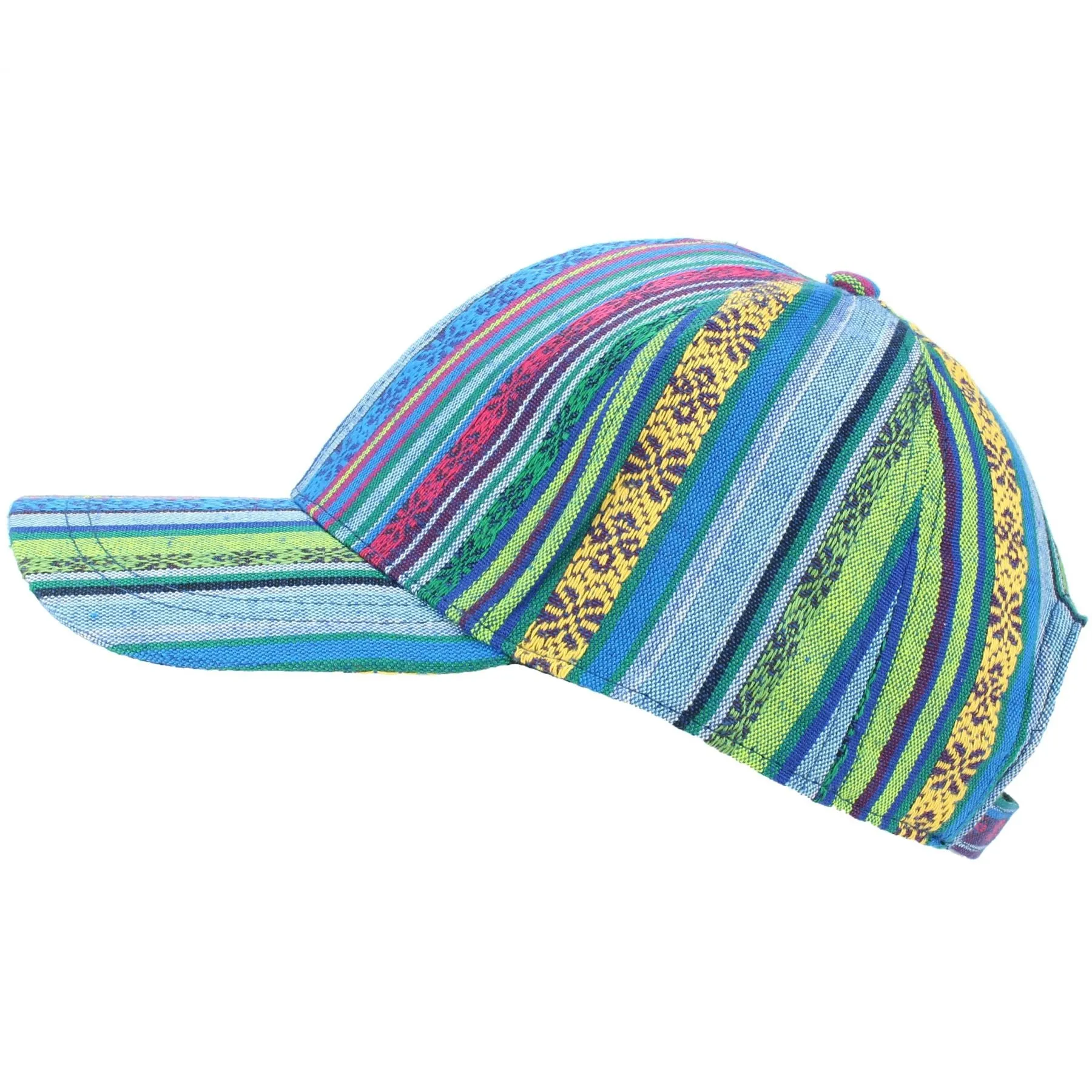 Aztec Print Baseball Hat - Blue