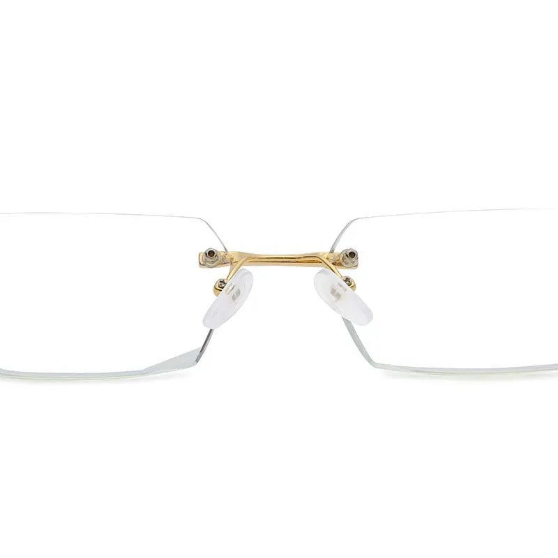 Bclear Rimless Reading Glasses Women Men Anti-Blu-Ray 1.0 1.5 2.0 2.5 3.0