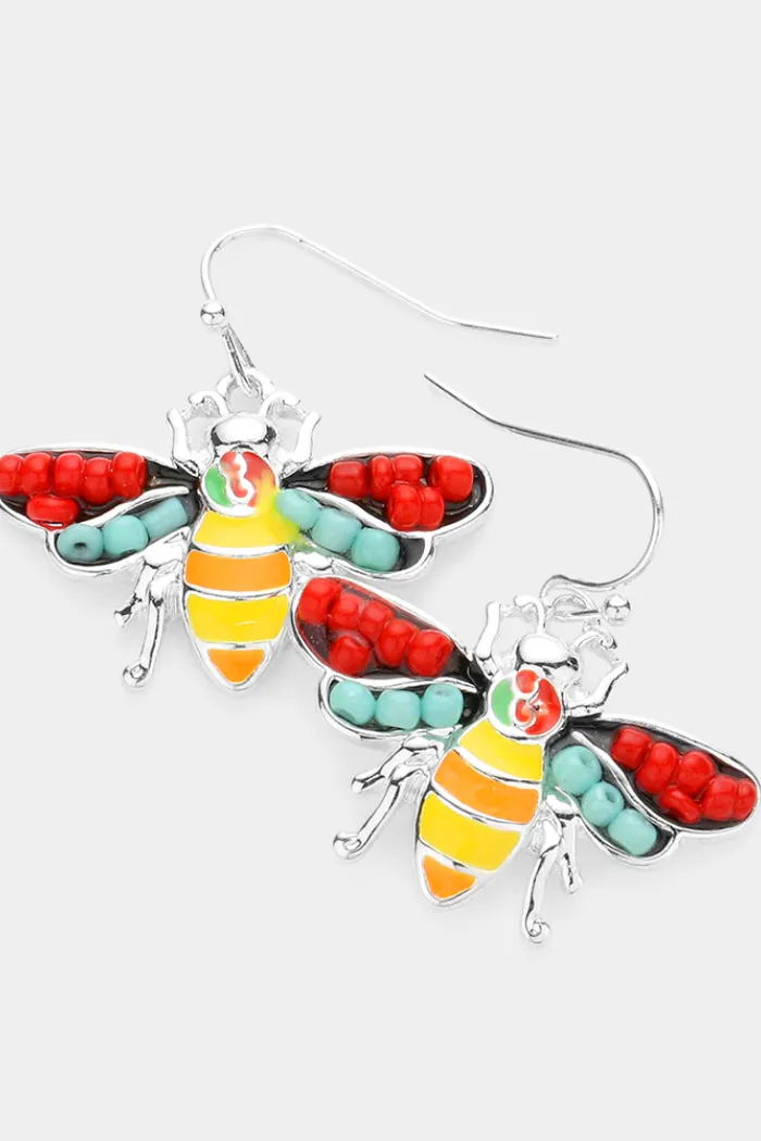 Bee Dangle Earrings