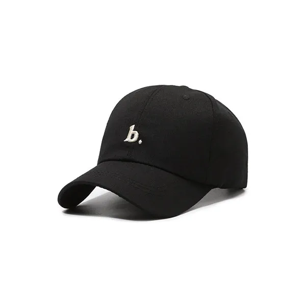 Black Letter b Adjustable Baseball Cap 黑色字母b可調式棒球帽 KCHT2434