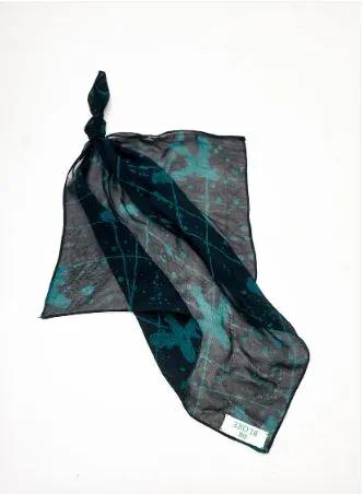 Bloke Patterned airplane batik scarf