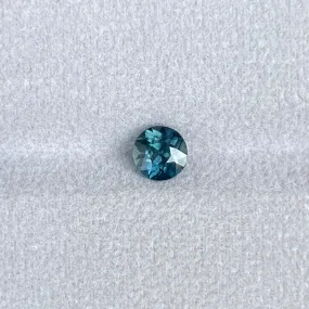 Blue Green Sapphire | Round Cut | 1.13 Carat | 5.80 x4.20 mm | Teal Coloured Sapphires | Engagement Ring