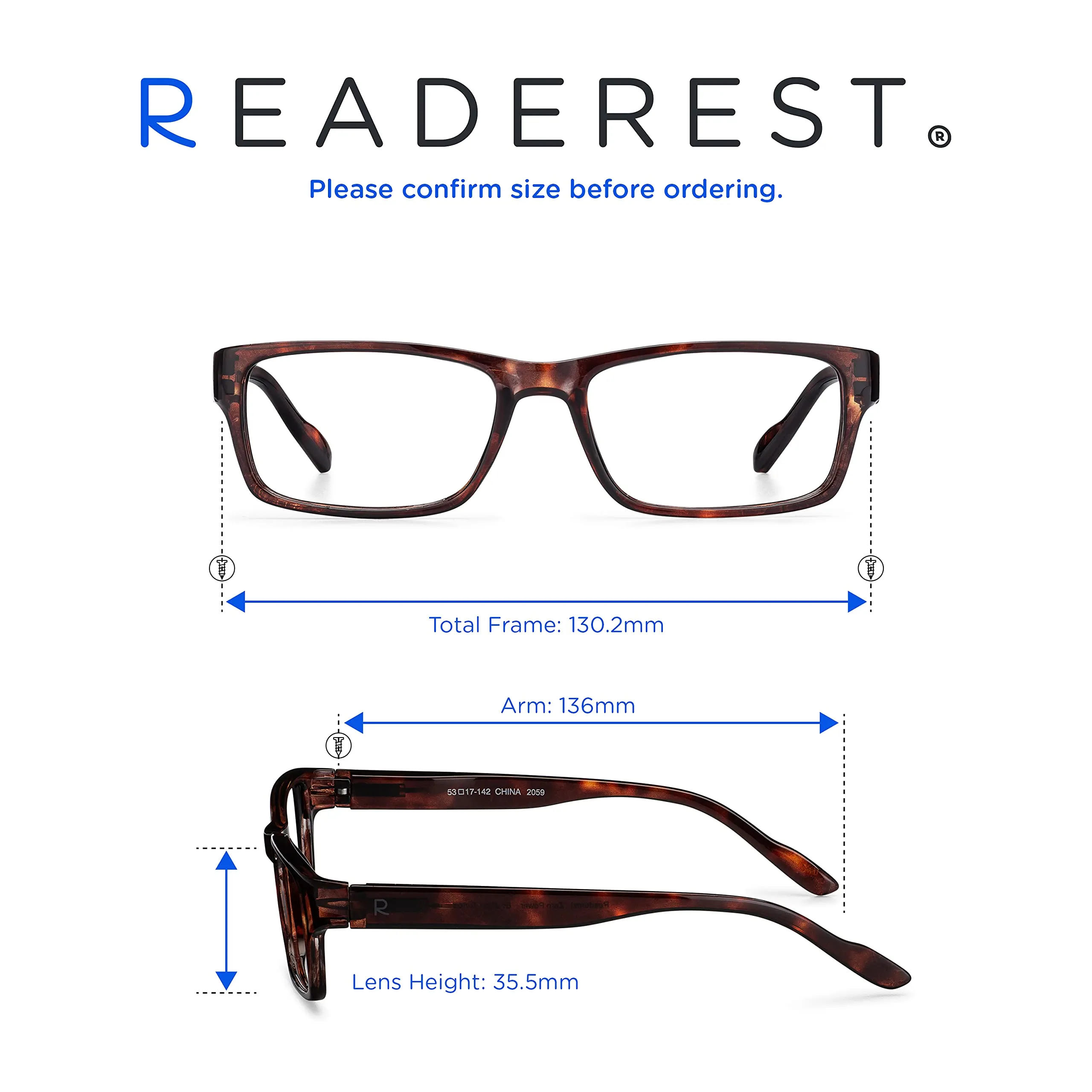 Blue-Light-Blocking-Reading-Glasses-Bourbon-Tortoise-3-75-Magnification Anti Glare