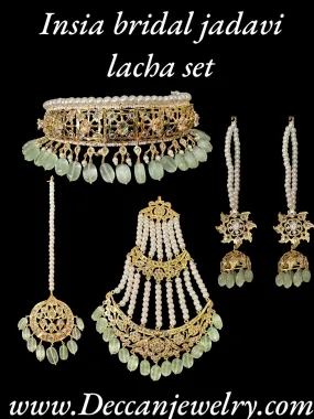 BR72A Insia bridal jadavi lacha set ( READY TO SHIP )