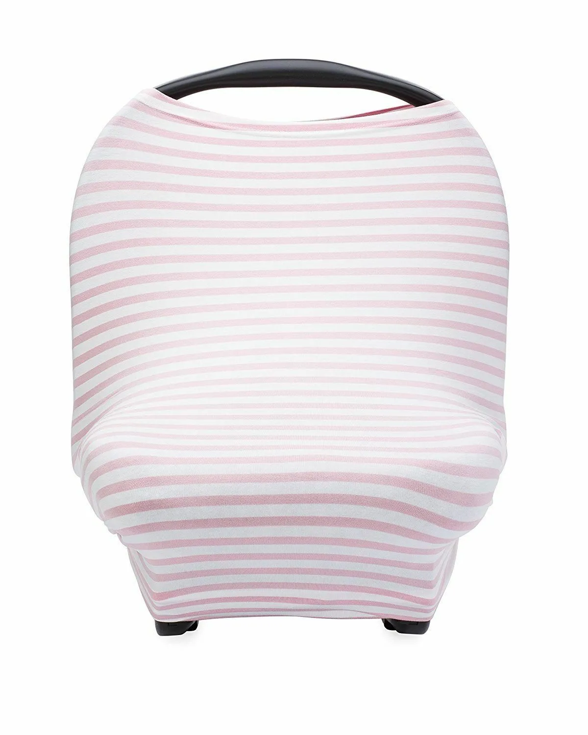 Breastfeeding Cover Cotton White Black Grey Light Pink Stripes Nursing Maternity