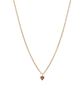 Burning Heart Necklace 14K