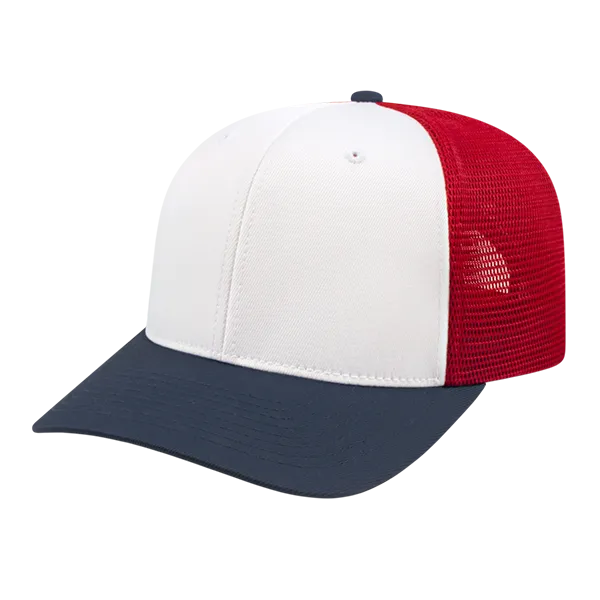 Cap America i8502 Flexfit 110 Premium Trucker Mesh Back Cap - Blank