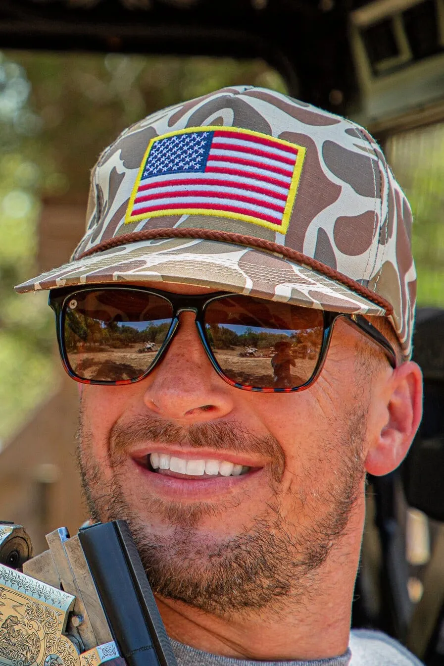 Cap - American Flag - Camo