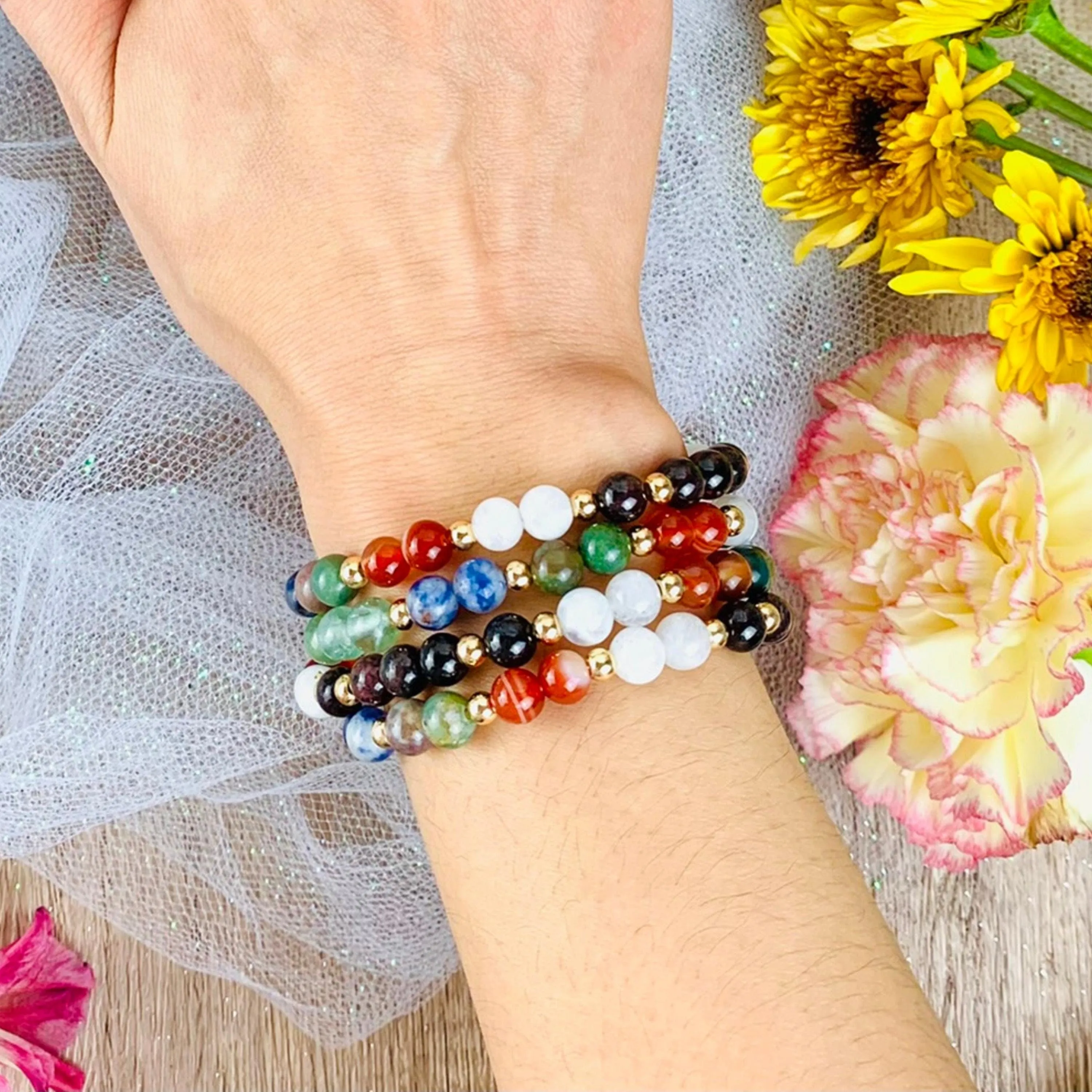 Capricorn Zodiac Crystal Bracelet