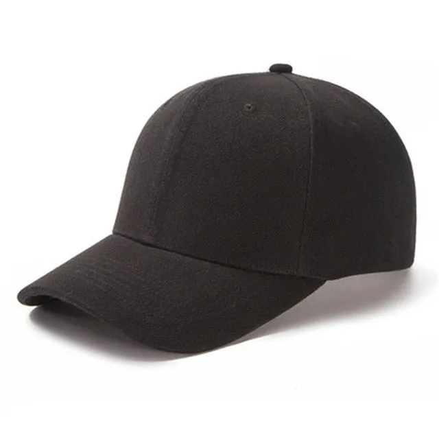 Casual Plain Mesh Baseball Adjustable Snapback Cap