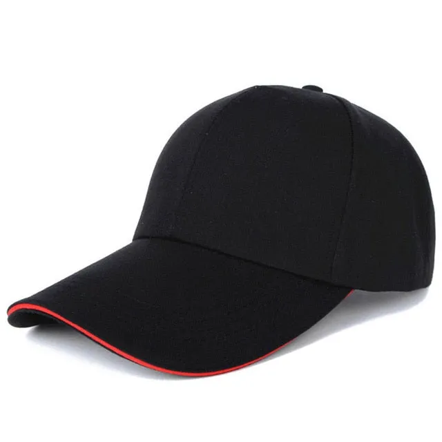 Casual Plain Mesh Baseball Adjustable Snapback Cap