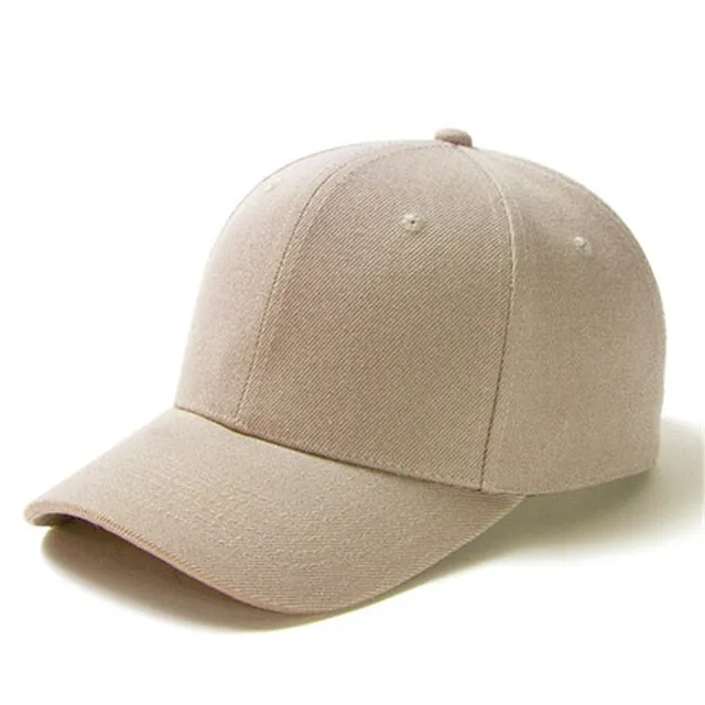 Casual Plain Mesh Baseball Adjustable Snapback Cap