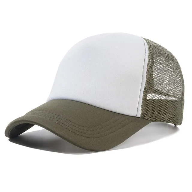 Casual Plain Mesh Baseball Adjustable Snapback Cap