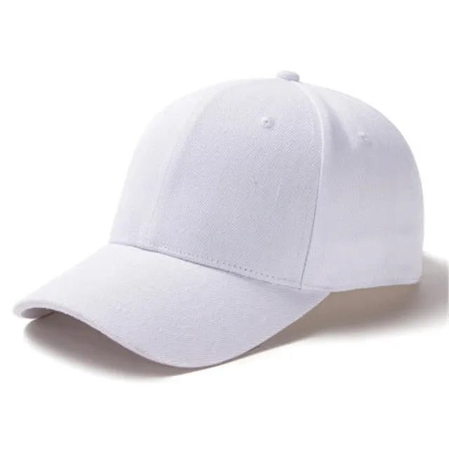 Casual Plain Mesh Baseball Adjustable Snapback Cap