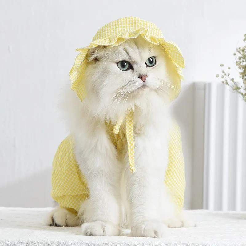 Cat Clothes Dog Overalls Pumpkin Pants Pet Clothing