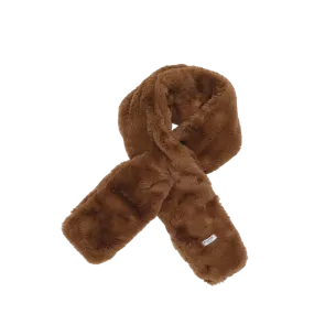 Cela Scarf | Forest Brown Teddy