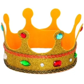 Child's Gold Jeweled Crown