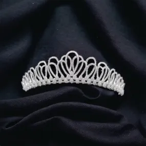 Classic Chandelier Cubic Zirconia Embellished Tiara