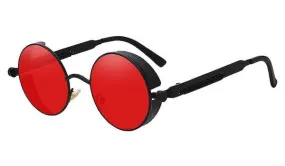 Classy Men Red Black Vintage Glasses