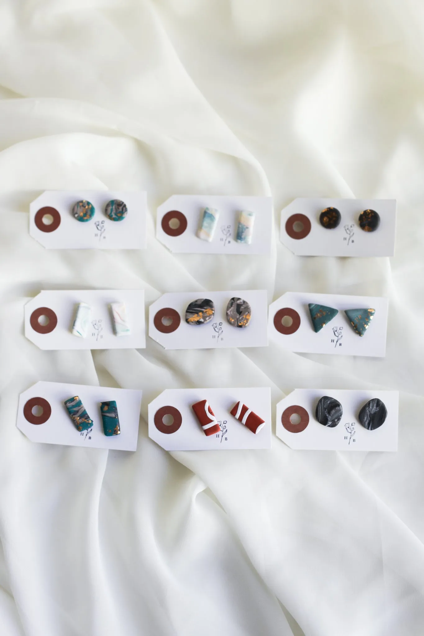 Clay Stud Earrings