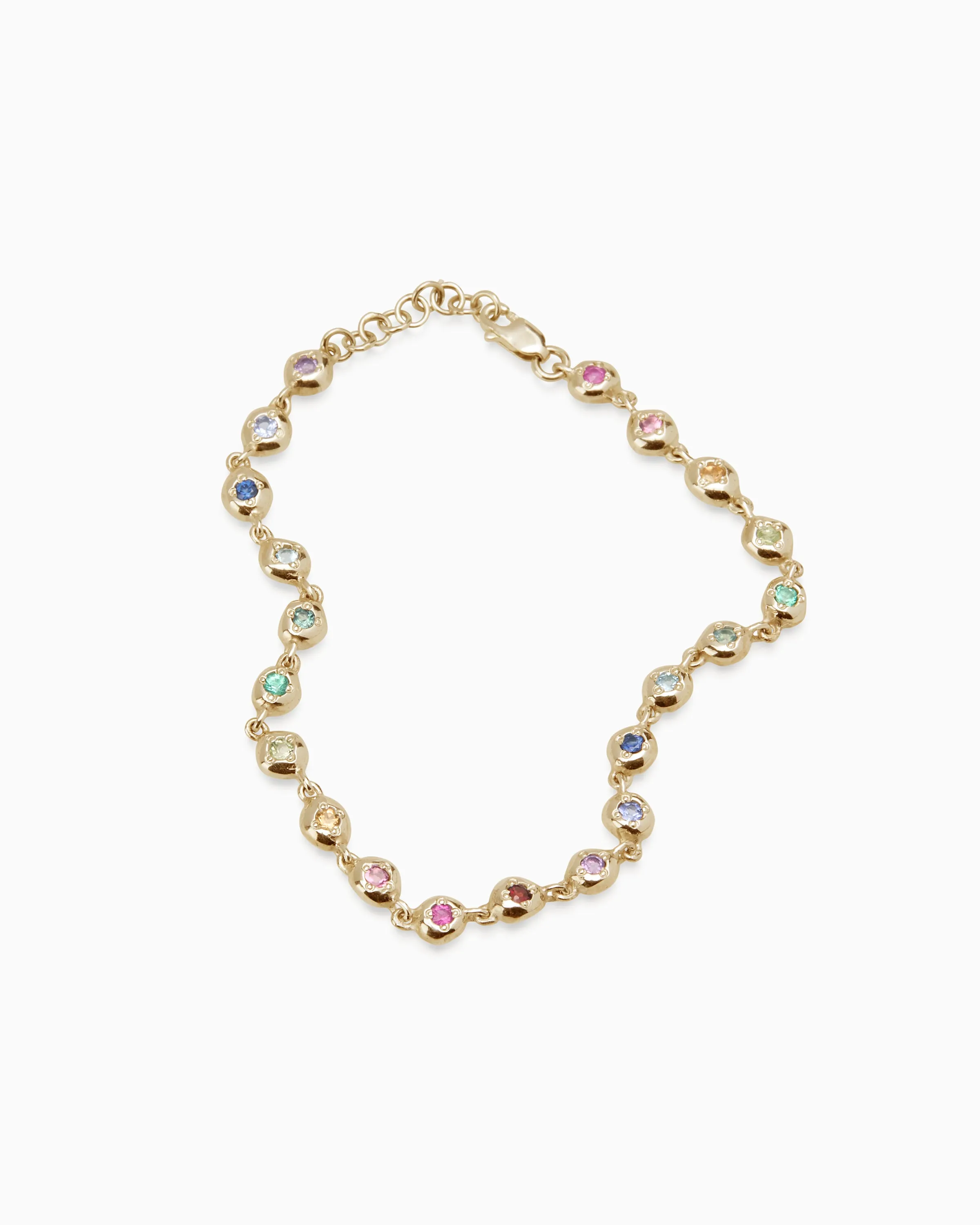 Collective Stone Bracelet | Yellow Gold