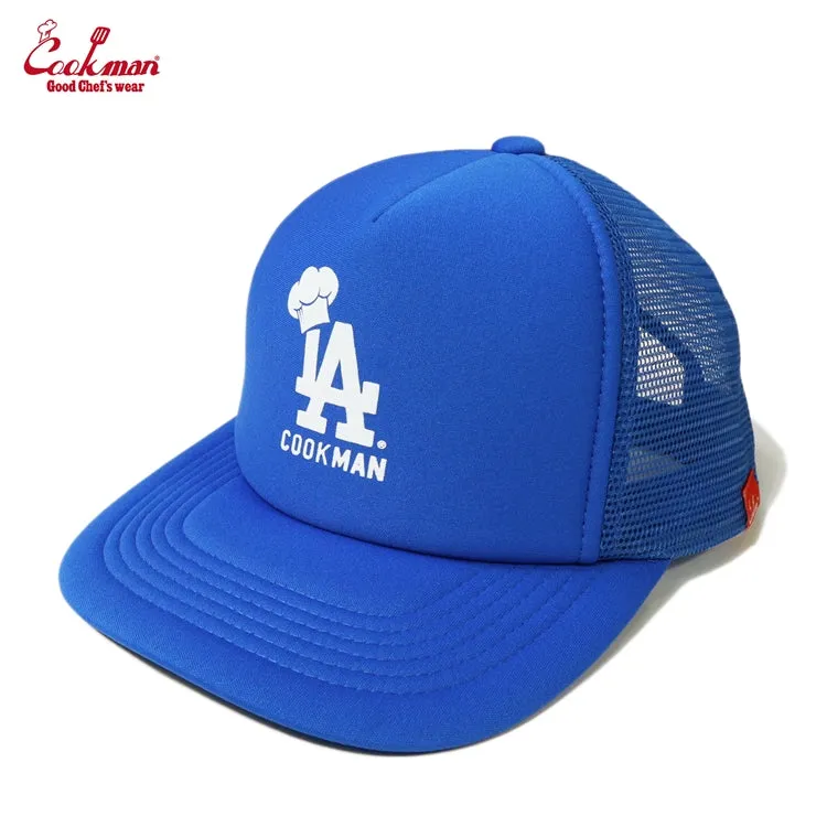 Cookman  Mesh Cap - Chef Hat LA : Blue