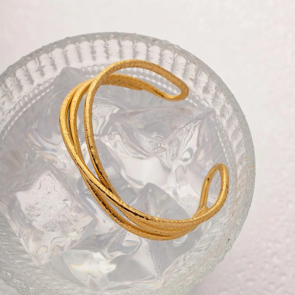 Criss Cross Signature Bangle Kada