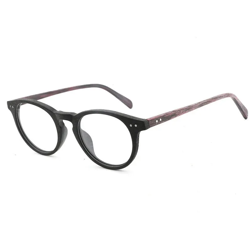 Cubojue Unisex Full Rim Oval Acetate Reading Glasses 48021