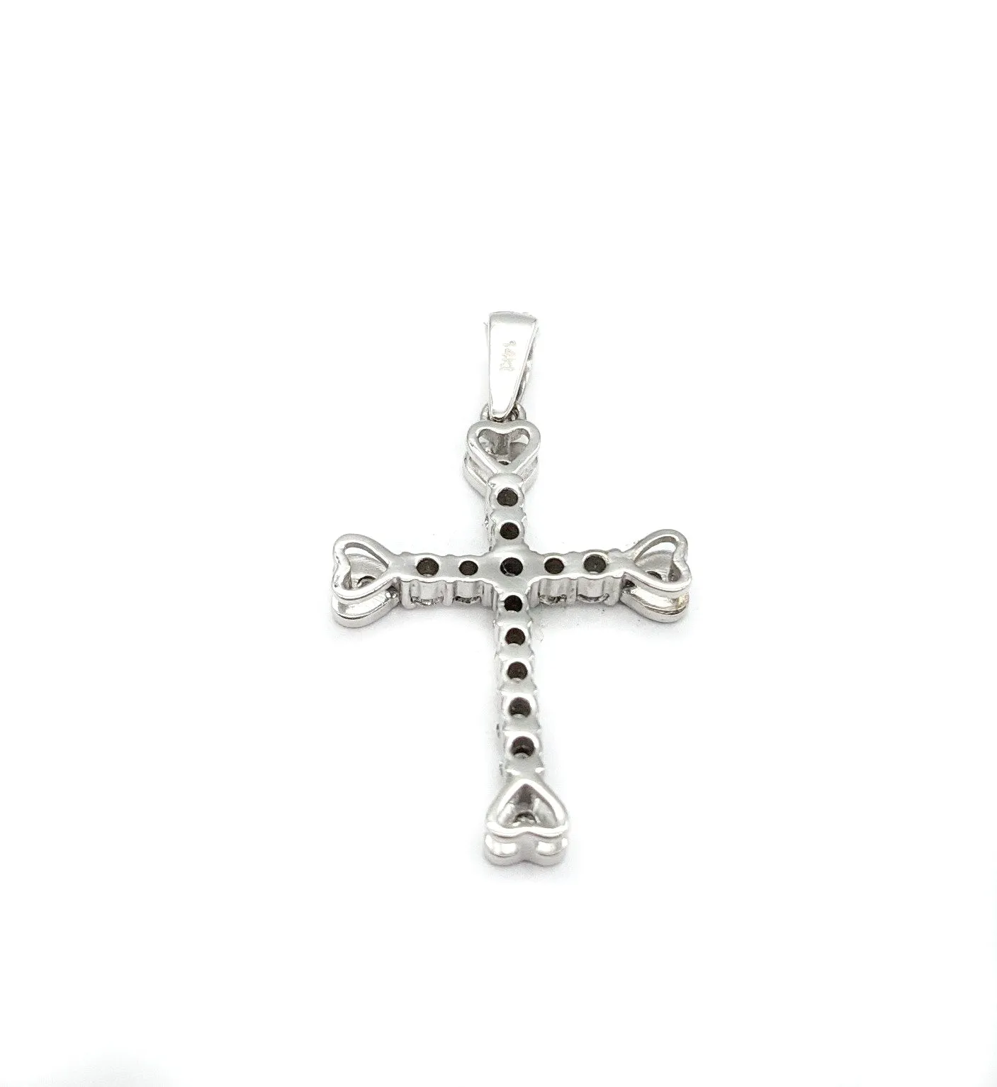 Diamond cross pendant