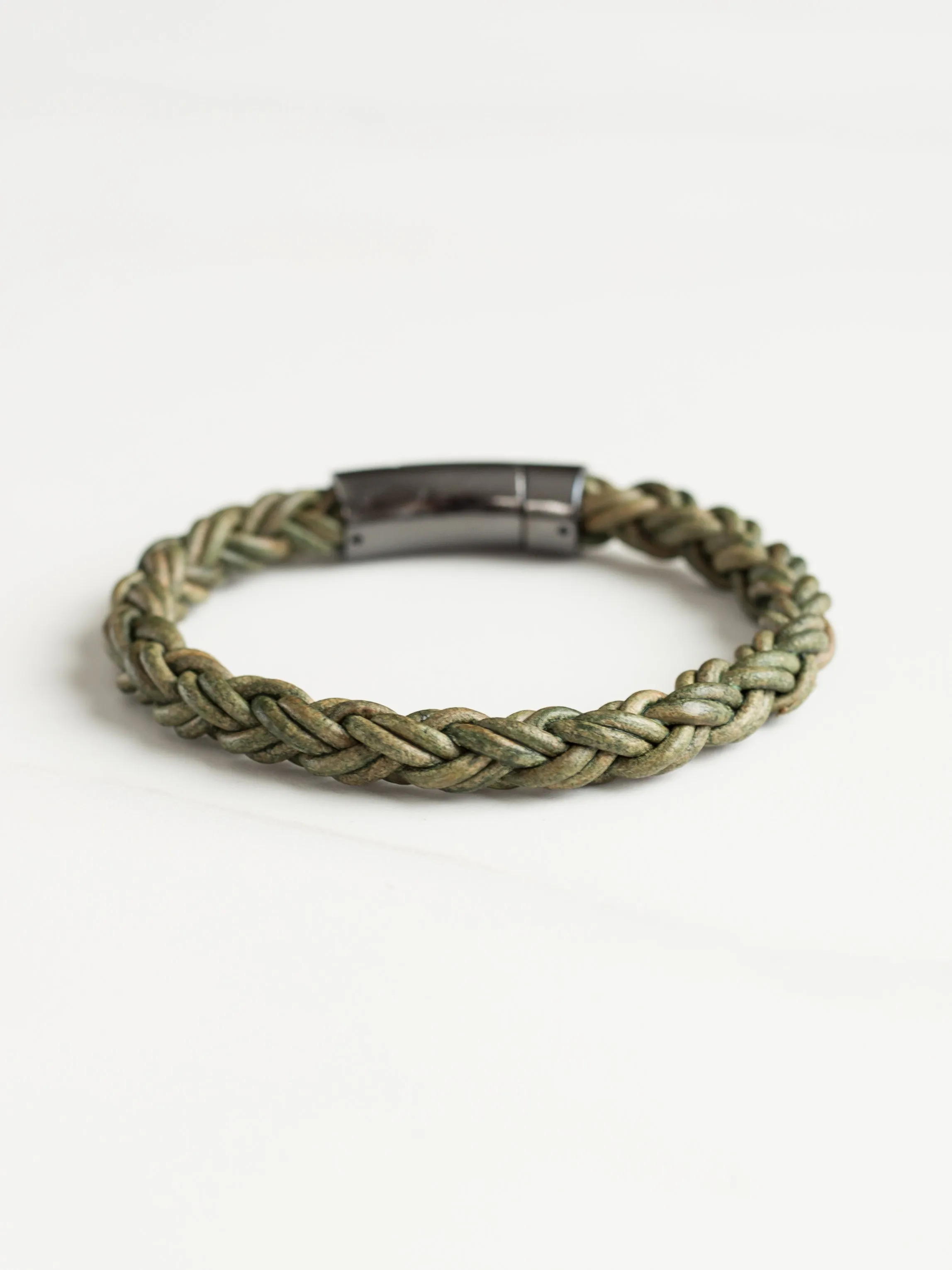 Distressed Braided Bracelet