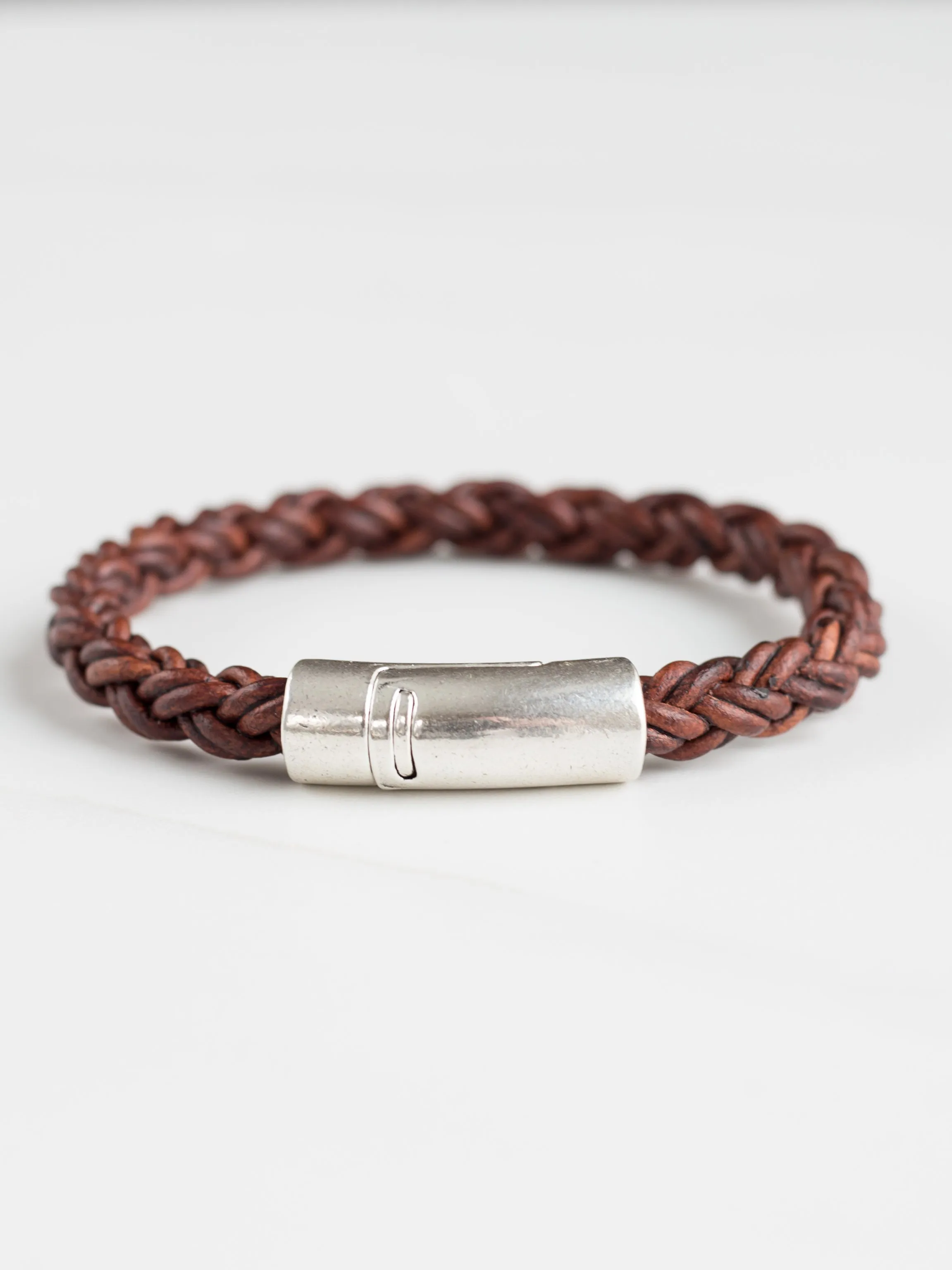 Distressed Braided Bracelet