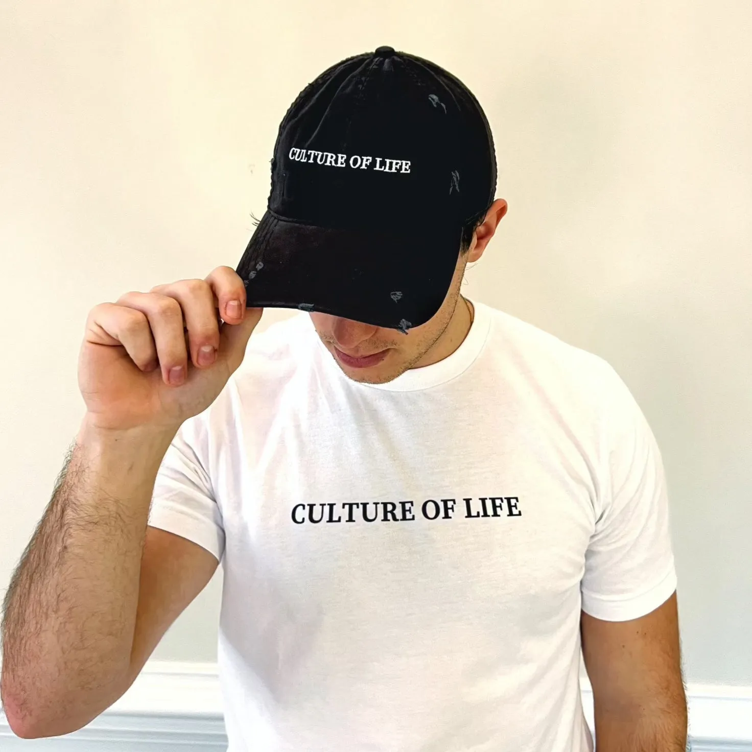 Distressed Culture of Life Hat