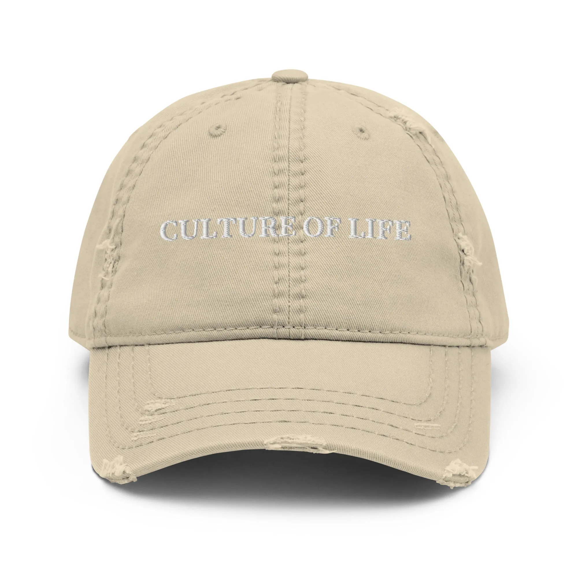 Distressed Culture of Life Hat