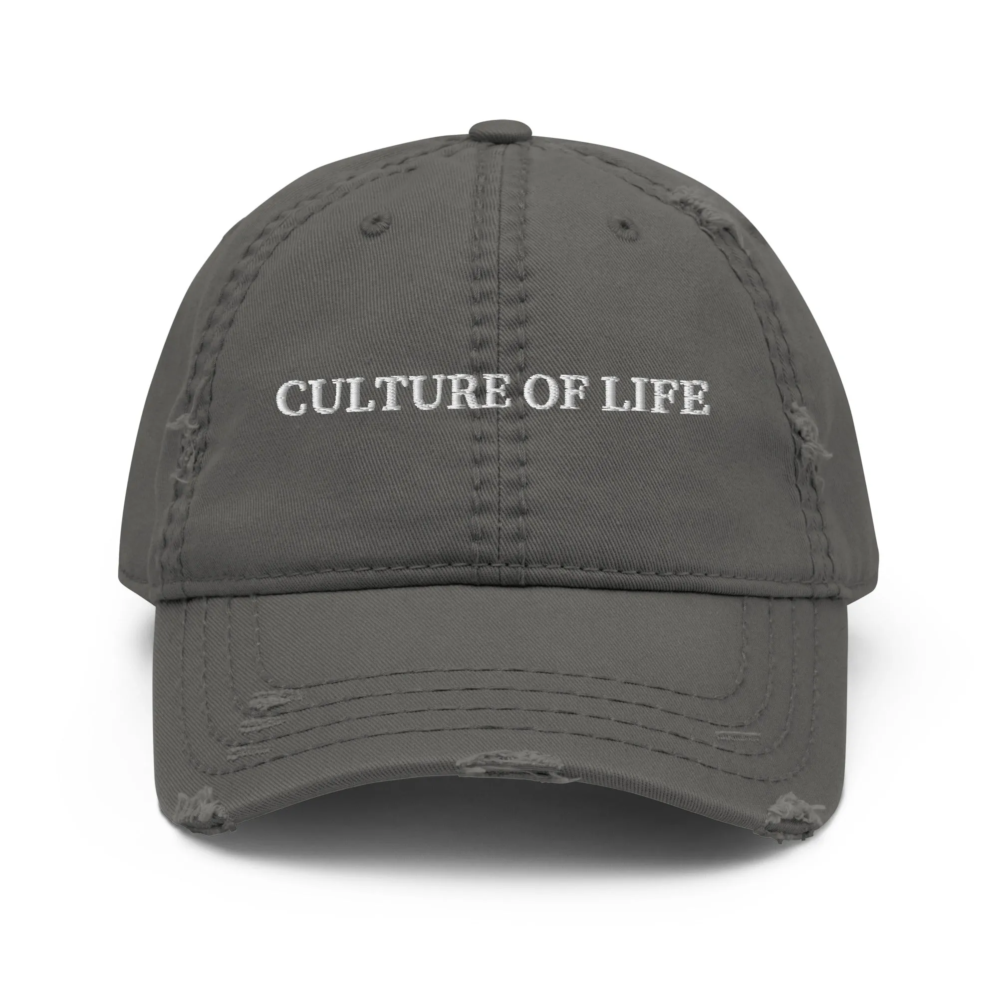 Distressed Culture of Life Hat