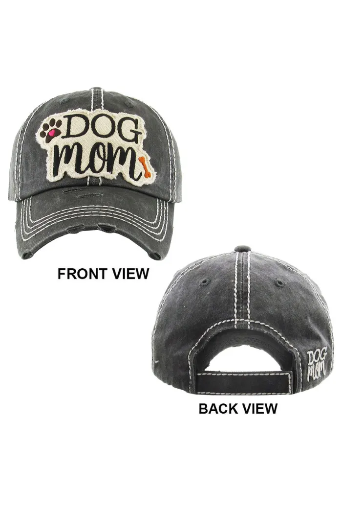 DOG mom Vintage Baseball Cap