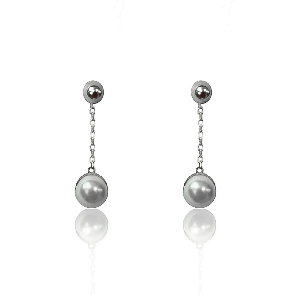 Drop Pearl Earrings